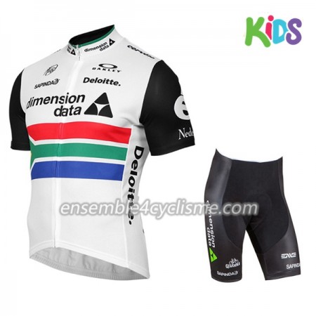 Enfant Tenue Maillot + Cuissard 2017 Dimension Data Championnats de Afrique du Sud